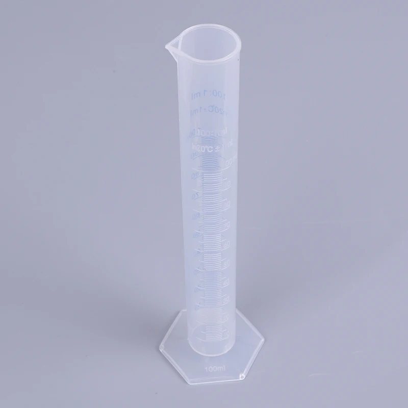 1 Pc 100ml Measuring Cup Plastic Cooking Cylinder Liquid Blue Scale Tool Chemical Laboratory Tool Dchool Laboratory