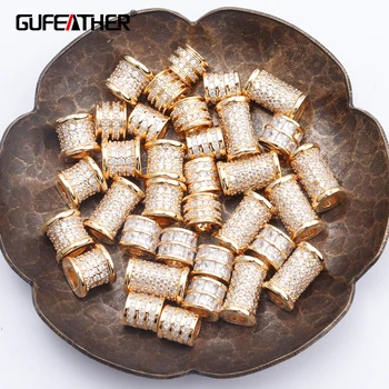 

GUFEATHER M790,jewelry accessories,18k gold plated,0.3 microns,diy zircon pendants,diy chain necklace,jewelry making,10pcs/lot