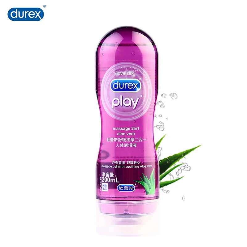 Durex 200 мл Алоэ смазка на водной основе Вагинальный Анальный для секса гелевые