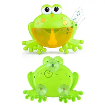 

Outdoor Frog Music Bubble Machine Octopus Bath Toy Swimming Bathtub Soap Water Toys Baby Bubbles Maker For Children Gift