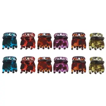 

72PCS Plastic Small Hair Clips Hair Claw Headwear Hair Oranaments Headdress Hair Clamp Hairpin for Girls Women Ladies Kids