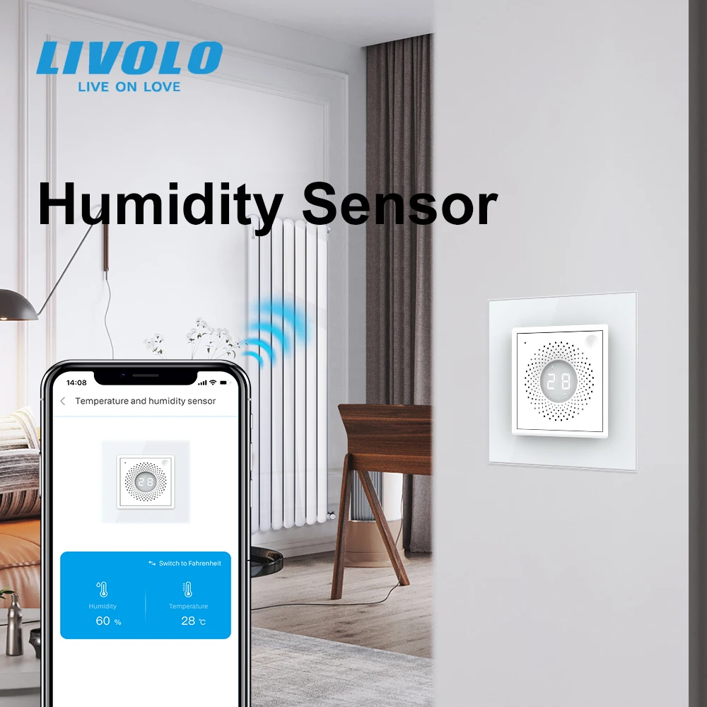 Livolo Zigbee Temperature and Humidity Sensor