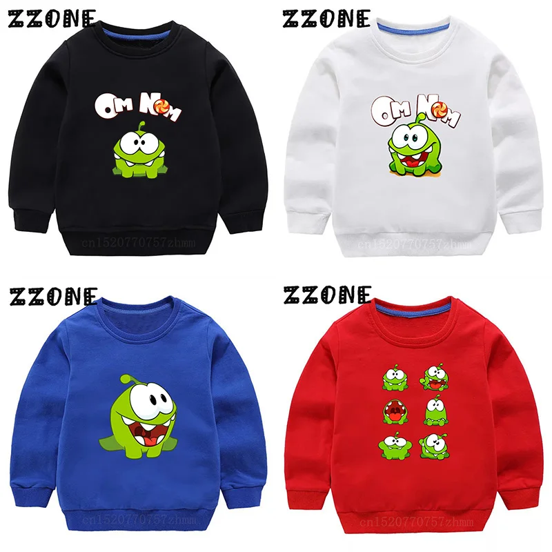 Children Kids Girls Boys Frog Hooded Pullover Sweatshirt Tops Blouse Clothes 