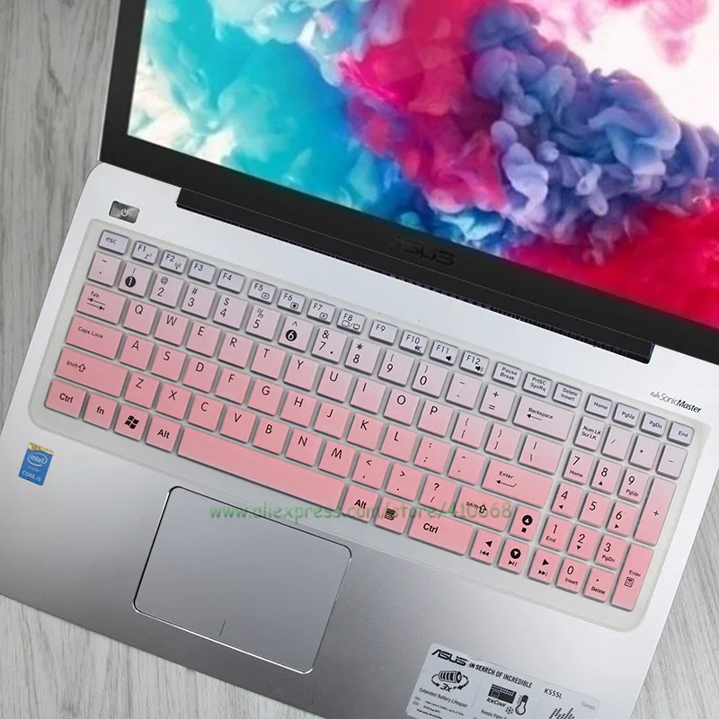 Защитный чехол для клавиатуры ноутбука Asus Vivobook X542 X542U A542 A542U A542UF A542UN A542UR K542 F580U 15 6