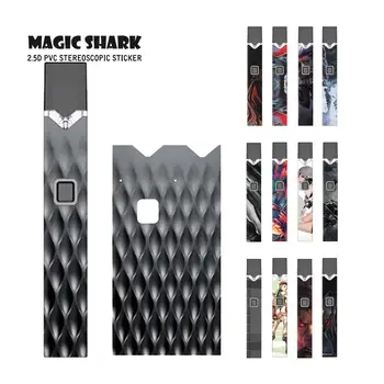 

Magic Shark Dragon Fighter Steel Print Colorful Stone New PVC Sticker Case Wrap Film Cover for OVNS Zorro