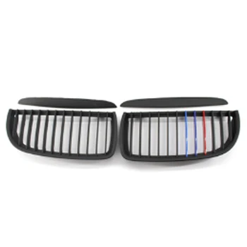 

Gloss/matte/M color Black Front Kidney Grill Grilles For Bmw 05-08 Sedan Wagon E90 E91 320I-335I 4Dr