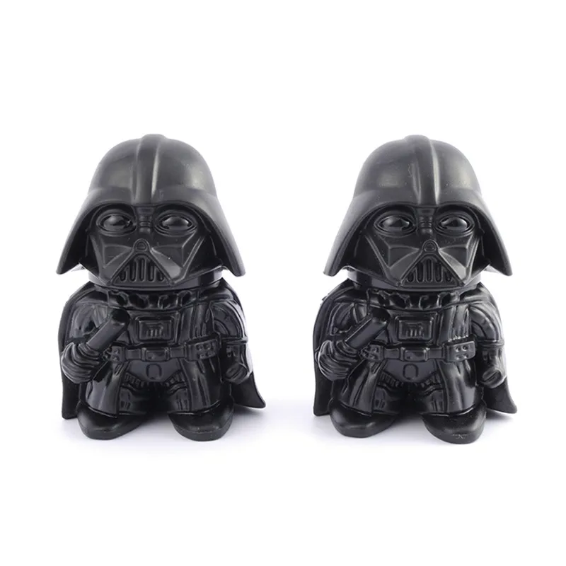 

Hot Sell Black Warrior Darth Vader Toy Metal Zinc Alloy Herb Grinder Tobacco Spice Crusher Gadgets For Men