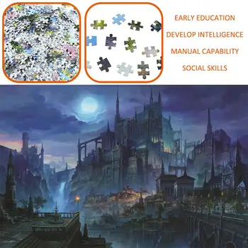 

Castle 1000 Piece Adult Puzzles Paper Assembling Puzzles Toys for Adults Children Games Educational Toys