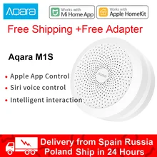 Xiaomi Smart Aqara Hub M1S Gateway 3 Drahtlose WiFi ZigBee RGB Lichter Nacht Licht Für MiHome Apple Homekit APP Remote control