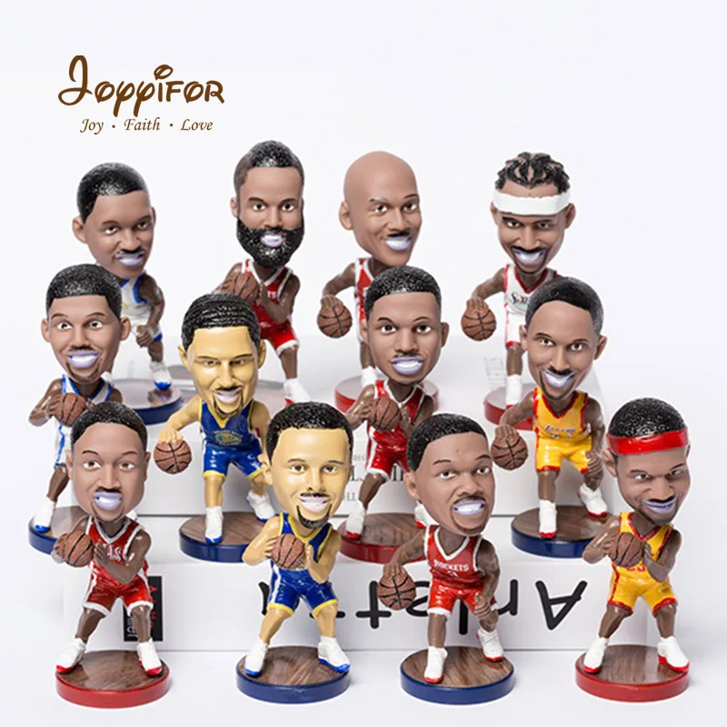 

2019 Hot Sale Super Star Basketball Player Shaking Head Action Figure Dolls Toys Kobe Harden Models to Kids Friends Hobby Gifts