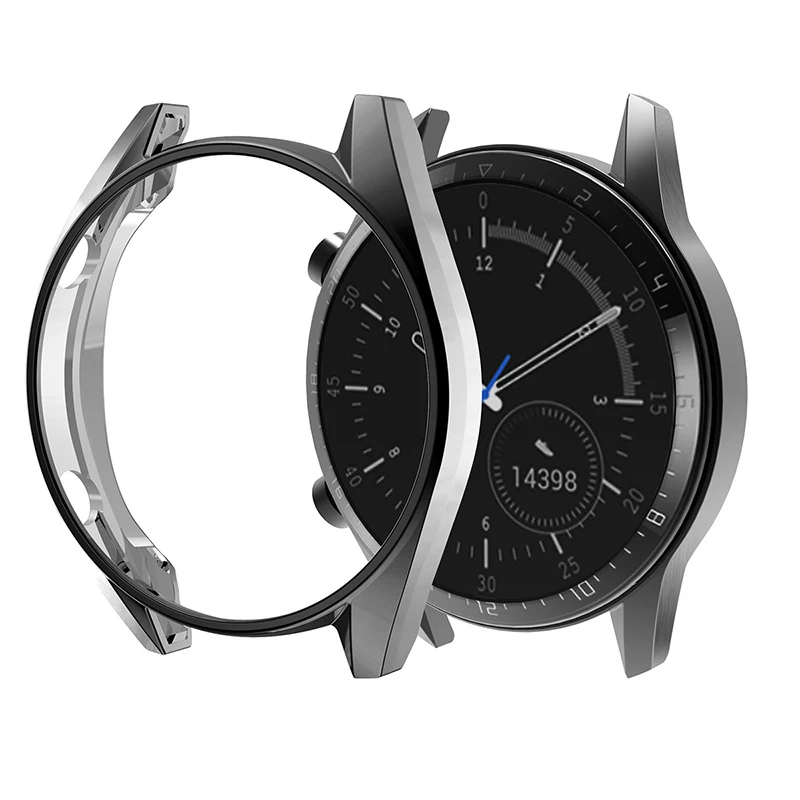 Чехол для часов HD для huawei watch GT 2 46 мм, мягкий ТПУ защитный чехол на весь экран, защитная крышка, аксессуары