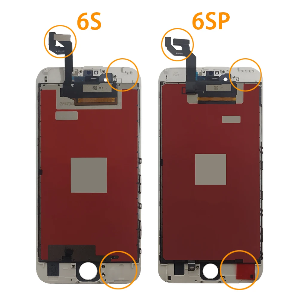 AAA + LCD 디스플레이 터치 디지타이저 수리, 아이폰 6, 7, 8, 6S 플러스, 아이폰 5, 5C, 5S, SE 스크린, 결함 없음, 강화 유리, 도구