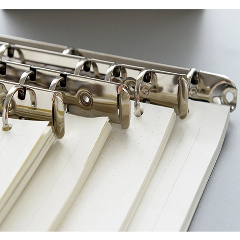 Metal Binding Clips Binder Clip Loose-leaf Binder File Folder Hoop DIY Album Scrapbook Circle Ring Binders metal ring binder metal binder ring binder clip