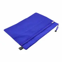 13," x 9,4" синяя сетка дизайн застежка-молния канцелярские Файлы сумка держатель