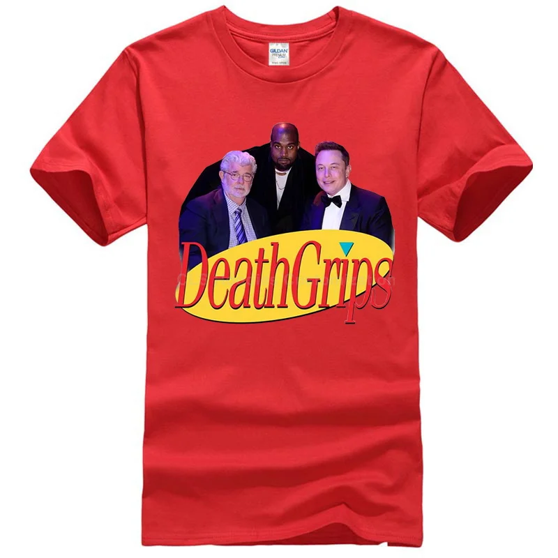 Seinfeld Death Grips Футболка спортивная серая хлопковая Мужская US поставщик крутая Повседневная pride Футболка Мужская Унисекс модная футболка - Цвет: Men red