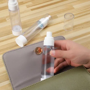 

3Pcs 50ml Airless Vacuum Face Mist Spray Bottle Mist Water Sprayer Atomizer Refillable Makeup Cosmetics Containers