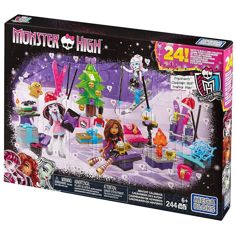 Mega Bloks Monster High Advent Calendar Doll Set Dpk33 Collector s 