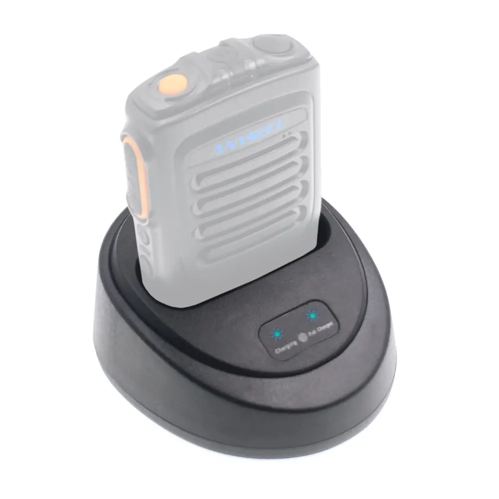 Anysec- cargador de escritorio B01 para B01, B02, Zello, PTT, Bluetooth, micrófono, altavoz