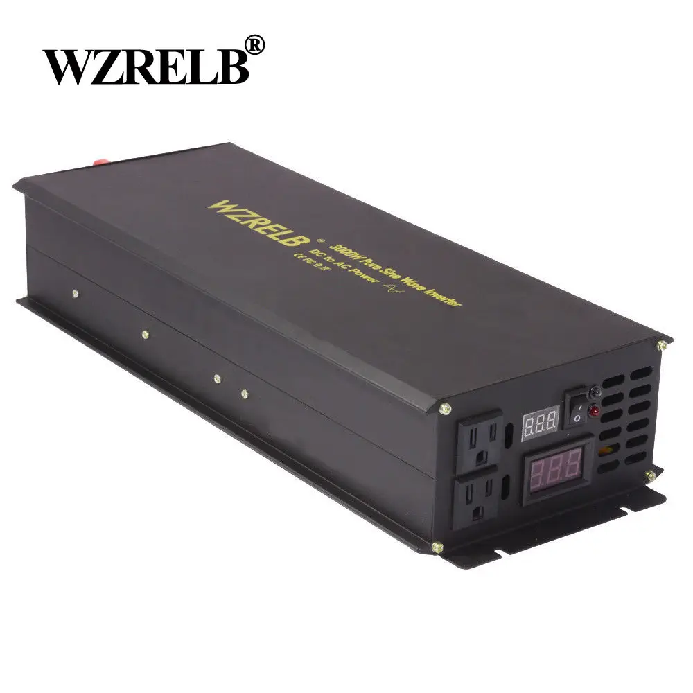 Alimentatore Inverter Solare A Onda Sinusoidale Pura 3000W 12V A 220V 24V/48V Dc A 120V/220V/230V/240 Ac Saldatrice Generatore Eolico