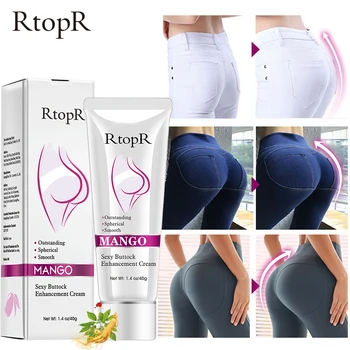 

RtopR 40g Natural Mango Buttock Enhancement Cream Effective Lifting & Firming Hip Butt Sexy Abundant Buttocks Body Cream