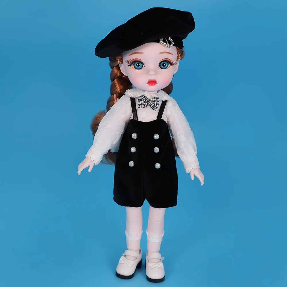 Dream Fairy 1/6 BJD 28 Joints Body Dolls with Clothes Shoes Lucky Angel Series 28cm Ball Jointed Dolls Full Set Gift for Girls 12