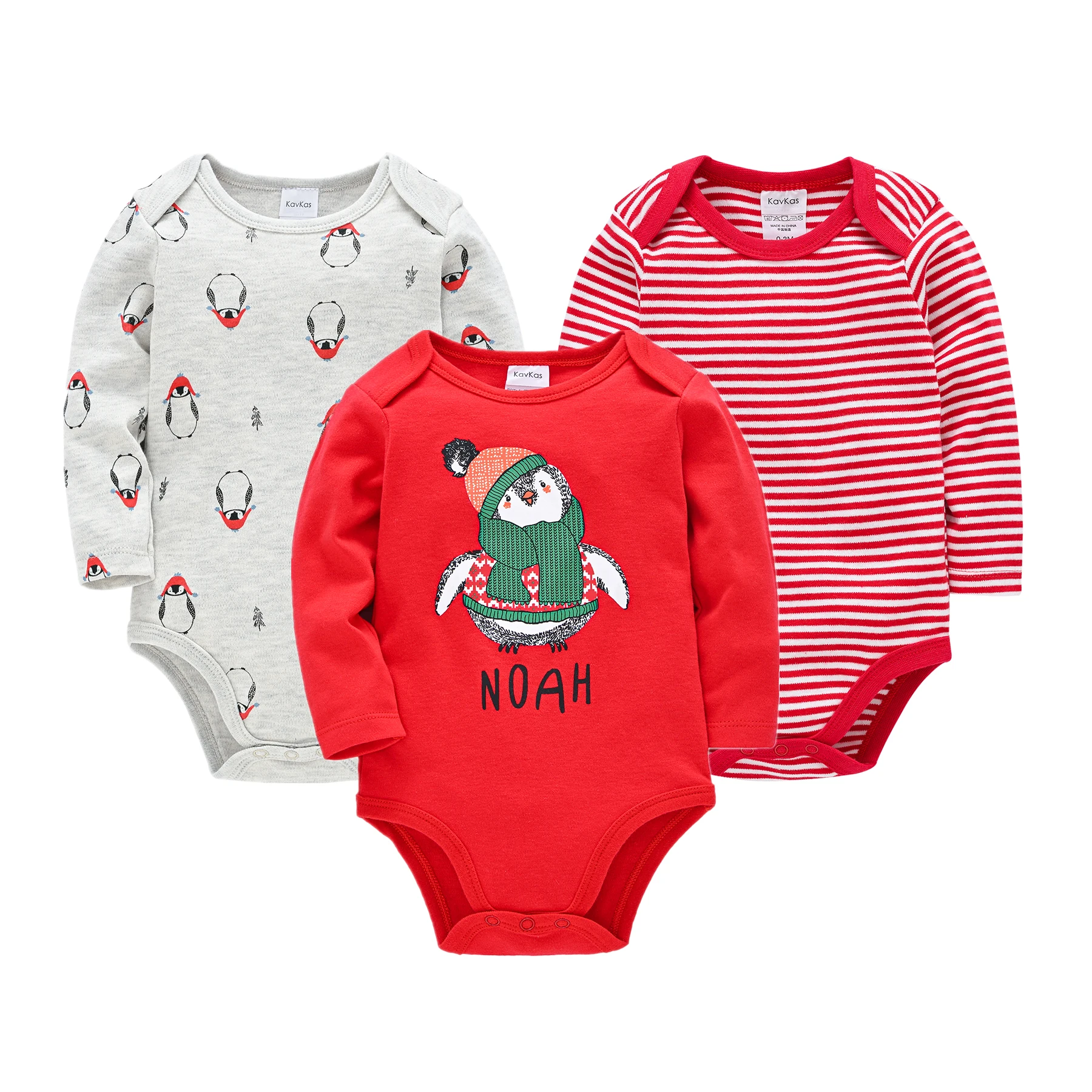 Newborn Baby Girls Pajamas 100%Cotton Long Sleeved Pijamas Cartoon Elk Girl Clothing Autumn 3pcs Sleepwear Suit Pyjama Trousers