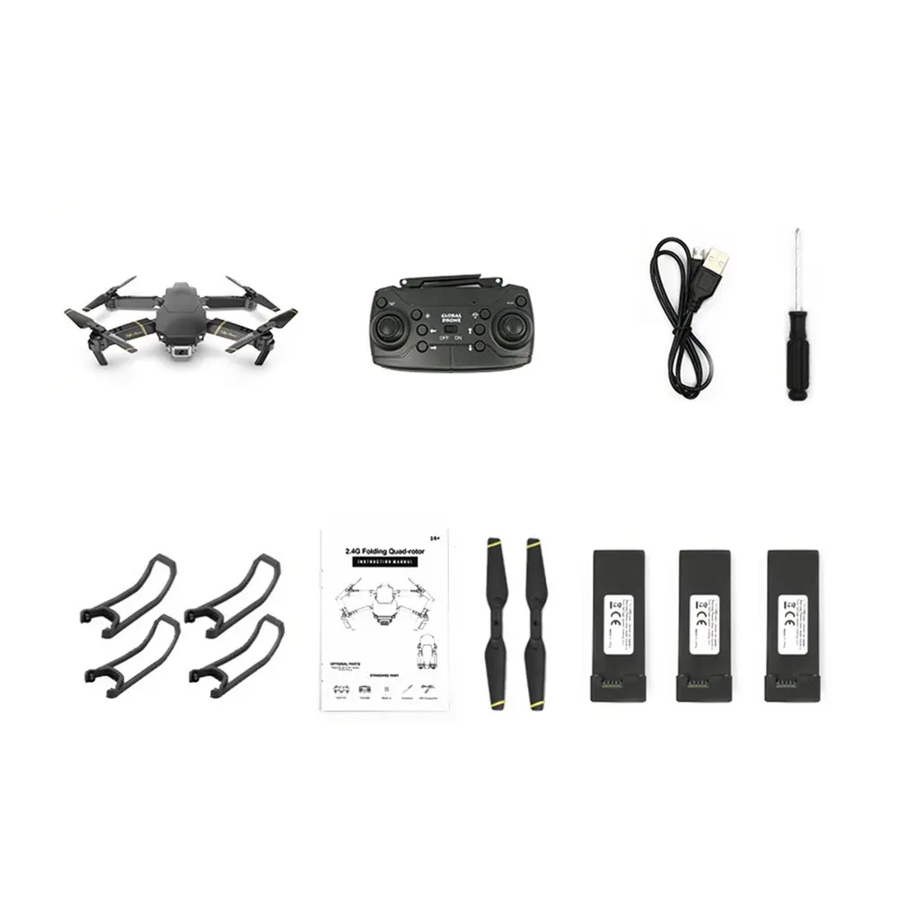

GD89 WIFI FPV with 1080P/480P HD Camera 15 Minutes Flight Time Altitude Hold Mode Foldable Arm RC Aircraft Drone With 2/3Battery