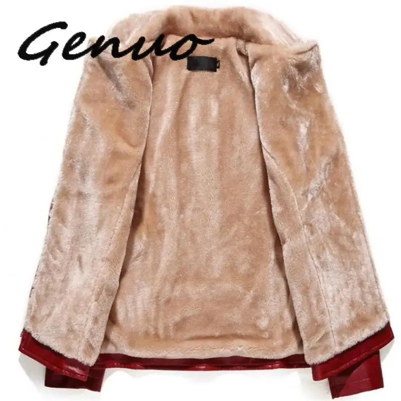 

L-7XL Women 2019 Autumn Winter New Fashion PU Leather Fleece Jacket Faux Soft Leather Coat Slim Zipper Motorcycle Black Jackets