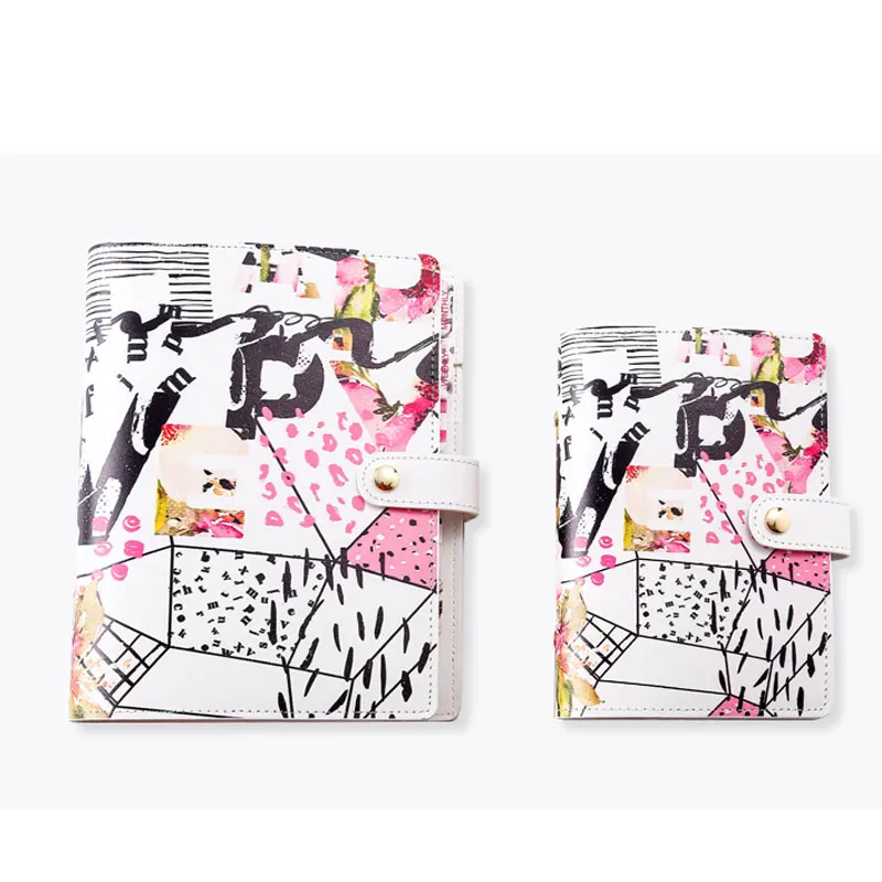 2020 Yiwi Rose Flower A5 A6 Creative DIY loose Leaf Binder Planner Kawaii Stationery Day Plan Diary Notepads Memo Pad | Канцтовары для