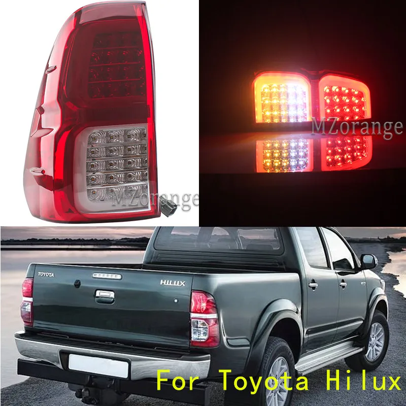 MZORANGE 1 пара Автомобильный задний фонарь светодиодный с лампочкой для Toyota Hilux Revo задний Реверс лампа модифицированный шлейф противотуманная фара