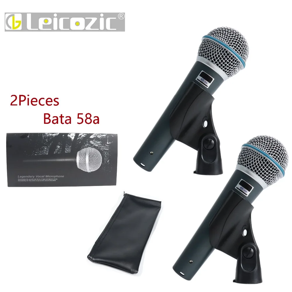 Leicozic Топ Bata58a X2 суперкардиоидный ручной микрофон для профессионального вокального и проектного студийного записи