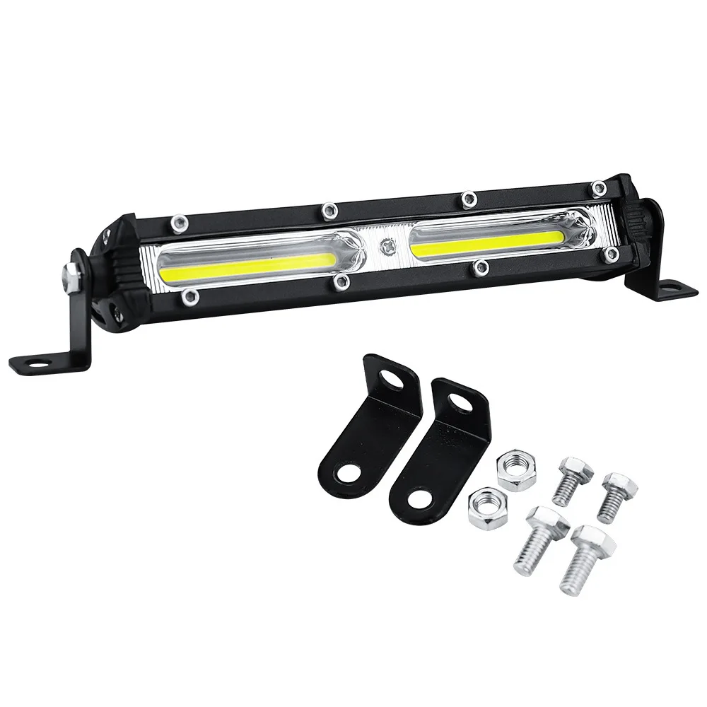 2 Spots LED De Travail 3,7 Pouces 60W - Barre Antibrouillard Pour SUV, 4x4, UTV - Blanc Froid 6500K
