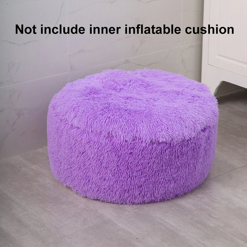 cushion cover 6 Новое поступление однотонная Коралловая флисовая ткань зимний диван табурет подставка для ног чехол для подушки для гостиной мягкий чехол для ног - Цвет: cushion cover 6