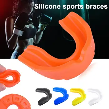

New 1pcs Silicone Sports Teeth Braces Mouth Guard Protector for Boxing Karate Muay Thai Teeth Care Basketball Safety