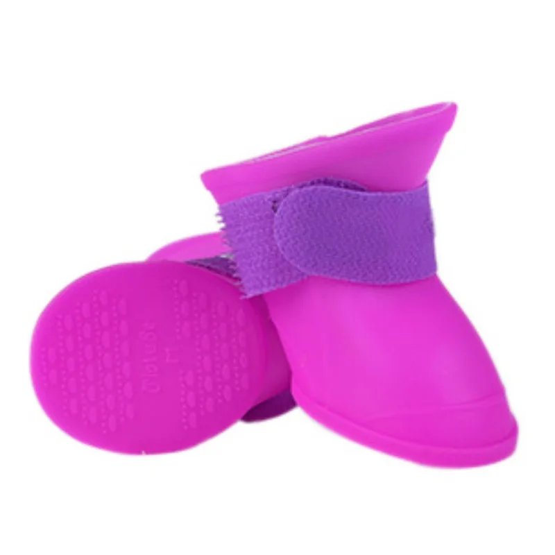 HW высококачественные товары для домашних животных водонепроницаемая обувь для дождливой погоды зимние противоскользящие Сапоги Носки для маленьких щенков