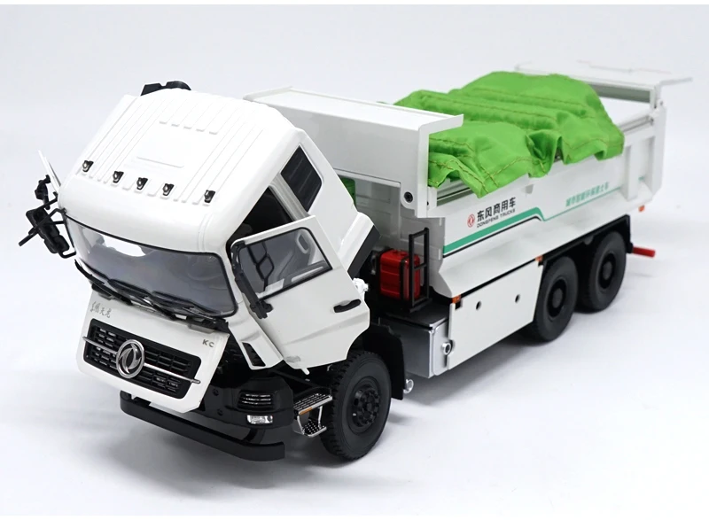 Оригинальные Редкие коллекционные 1:24 Dongfeng Tianlong шлак грузовик самосвал литая модель для коллекции