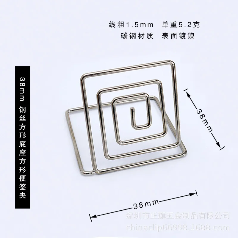 50 Mm Heart Shape Notes Folder Business Card Holder Wedding Seat Clamp Cross Border Currently Available the Same Day Delivery
