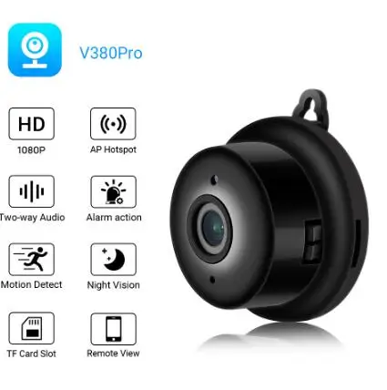 Мини Wifi IP камера Радионяня HD 1080P беспроводная домашняя ночного видения