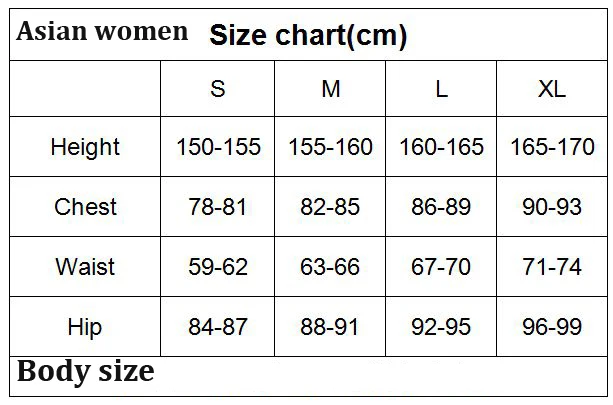女尺寸