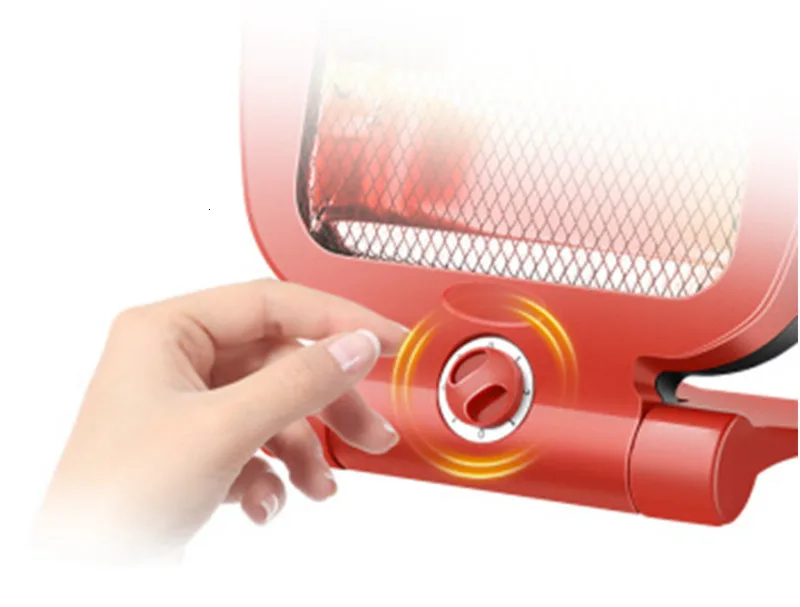Portable Electric Heaters Home Room Floor Desk Electric Fan Heater Warmer 220V 800W Hot Winter Electromechanical Heater