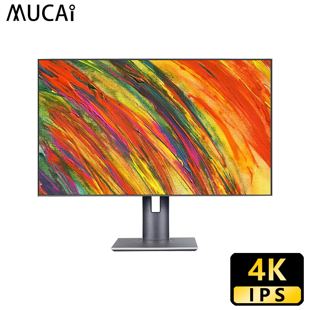 32 дюйма 4K IPS монитор Mucai плоская панель настольный ЖК дисплей ПК компьютер