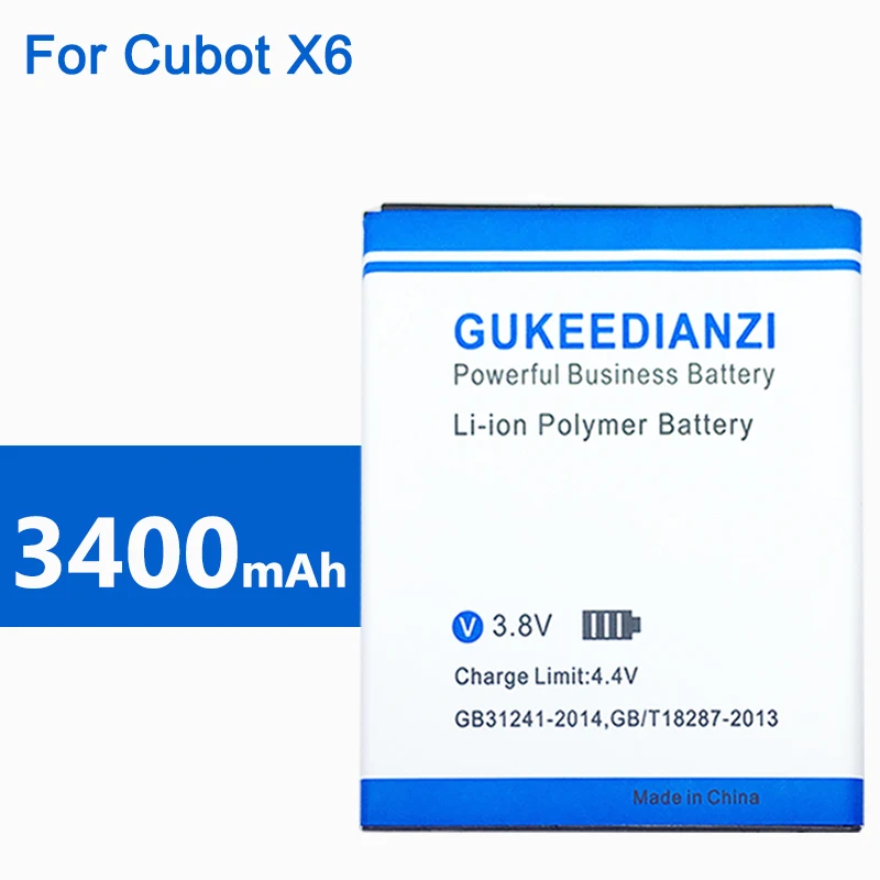 GUKEEDIANZI новинка 2019 X6 3000 мАч перезаряжаемая запасная батарея для мобильного