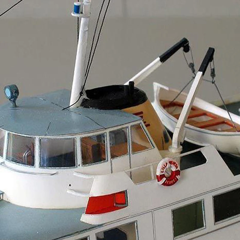 Poland Ferry Ship 1:100 Fine 3D DIY Paper Card Model Building Sets 3d paper model military ship model