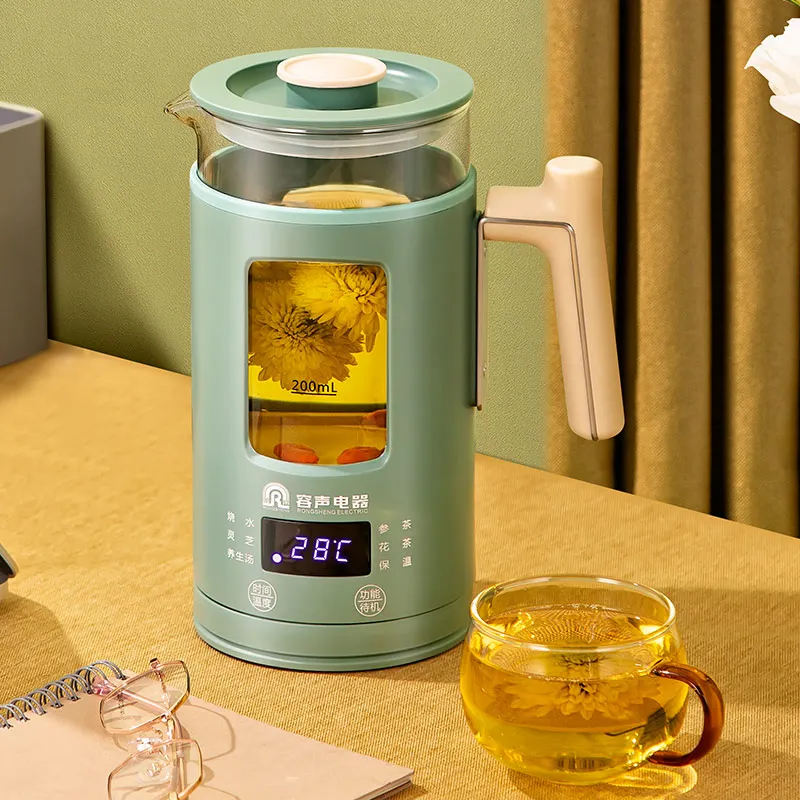 Mini Multifunctional Electric Portable Glass Kettle Tea Maker