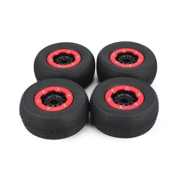 

4pcs AUSTAR 110mm Rim Rubber Tyre Wheel Set Spare Parts Accessories for Traxxas Slash 4X4 RC4WD HPI HSP Crawler Car Model Tire