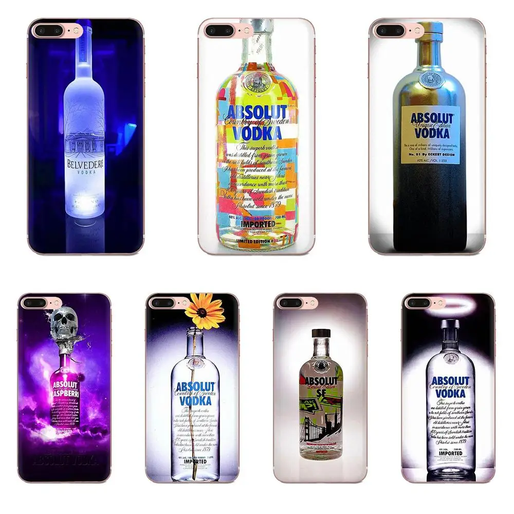 Мягкий чехол для телефона Coque абсолютная водка бутылка Apple iPhone 4 4s 5 5C 5S SE 6 6S 7 8 11 Plus