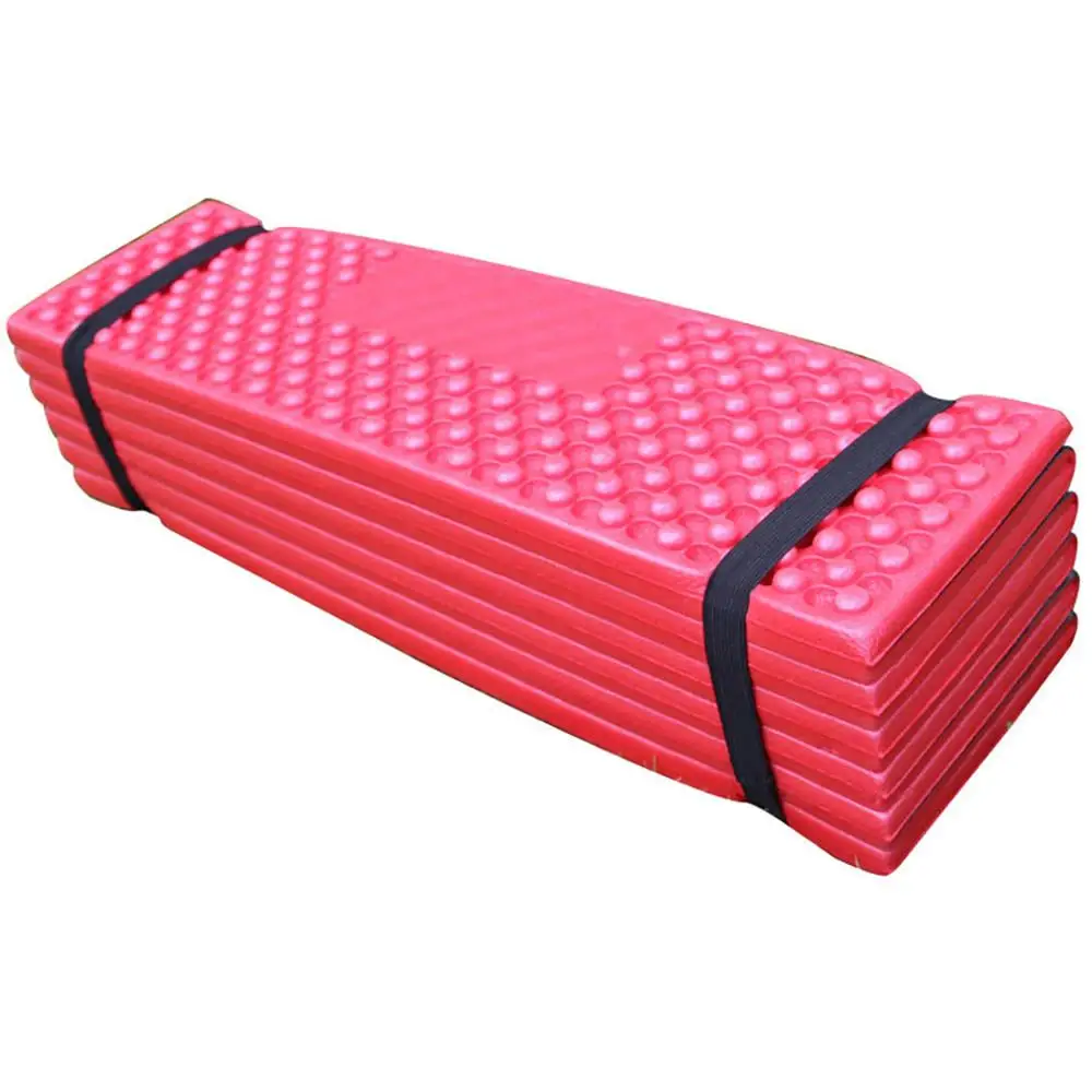 190x57 см Открытый коврик для кемпинга ультра легкий пенопласт кемпинг складной коврик Пляжная палатка коврик для пикника двойное яйцо желобок влажный коврик горячая f3 - Цвет: Розовый