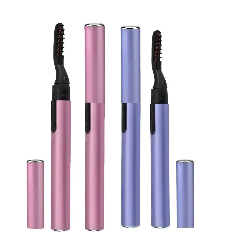 Beauty Electric Heated Eyelash Curler Pen Makeup Cosmetic Perfect Big Eyes Remover Clip Eyebrow Eye Lashes Tweezers