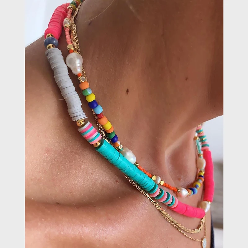 Dvacaman-Boho-colorido-2-unids-set-cuentas-collar-de-cadena-de-moderno-tnico-Multi-capa-collar (1)