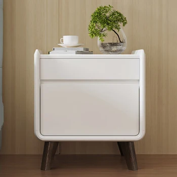 

Nightstands Simple Modern Nordic Bedroom Storage Locker European Style Light Luxury Small Table Storage